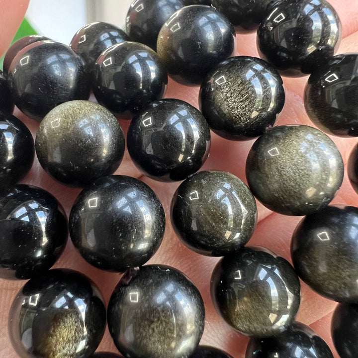 Golden Obsidian Bracelet 10~10.5mm