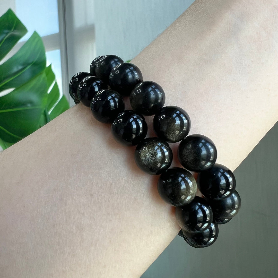 Golden Obsidian Bracelet 10~10.5mm