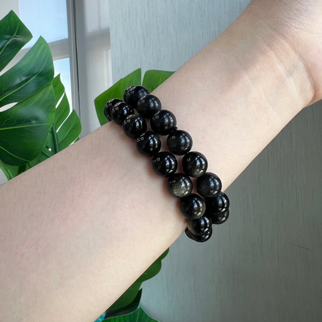 Golden Obsidian Bracelet 10~10.5mm