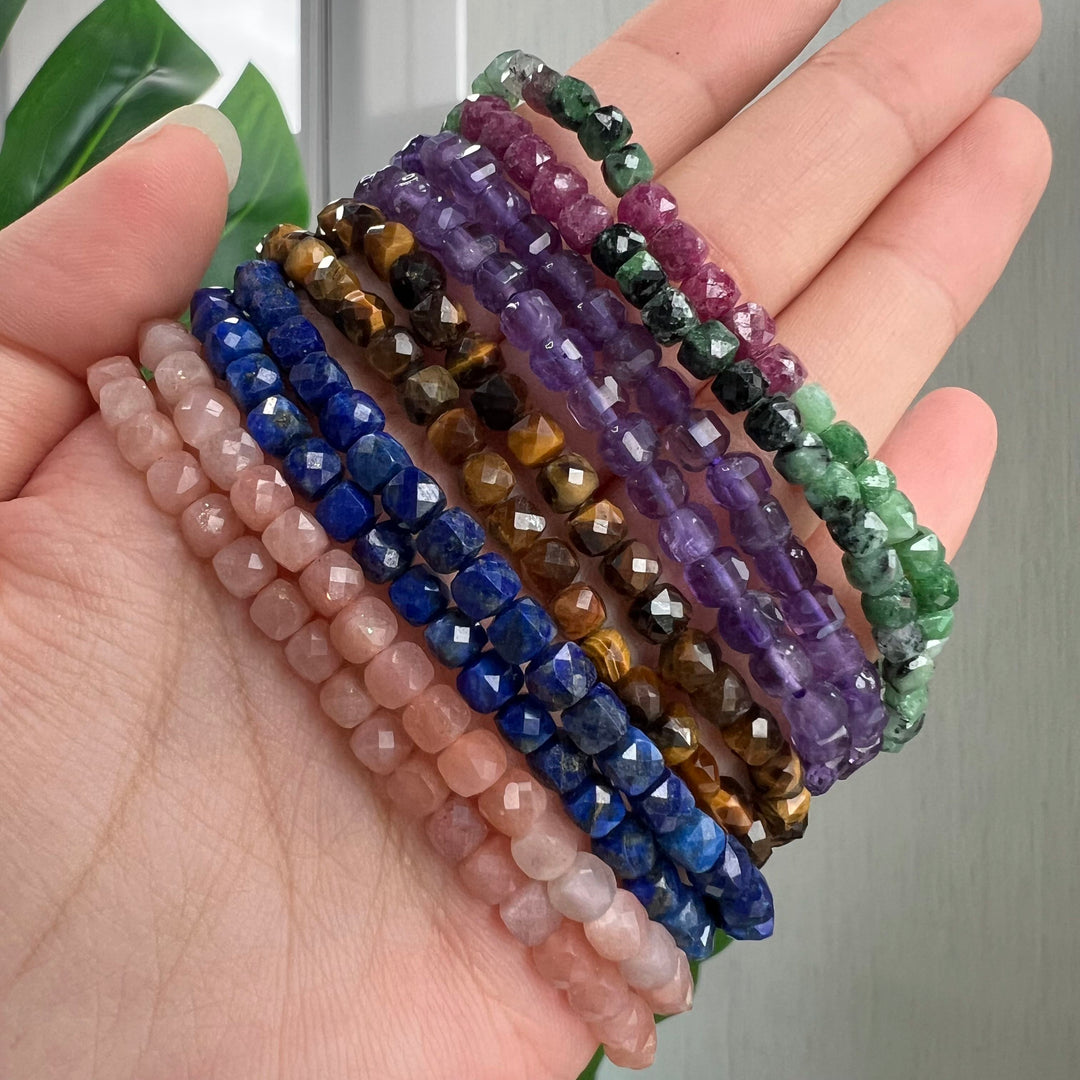 Prehnit Armband