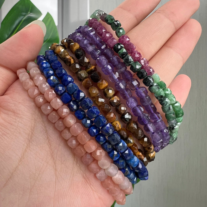 Prehnit Armband