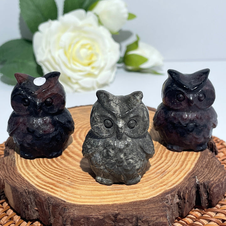 Crystal Owl Carving