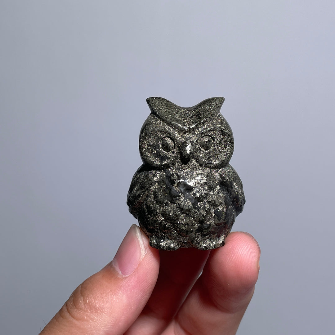 Crystal Owl Carving