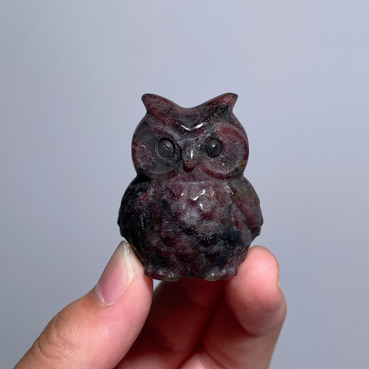 Crystal Owl Carving