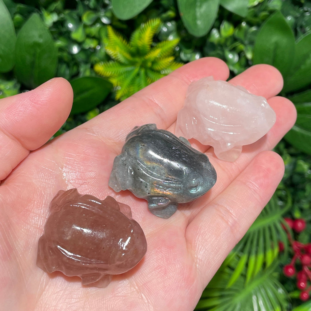 Crystal Carving Frog