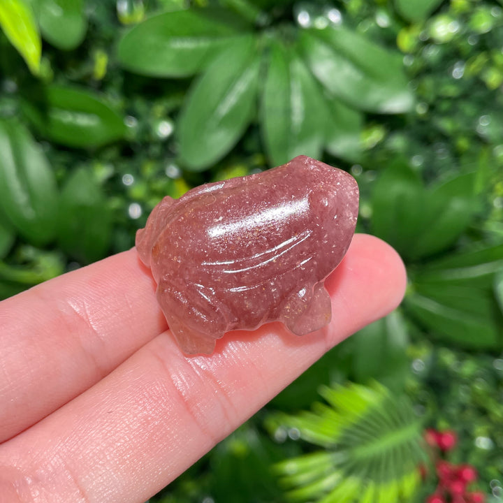 Crystal Carving Frog