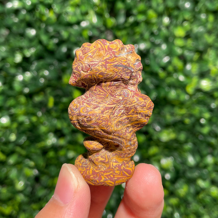 Calligraphy Jasper Seahorse