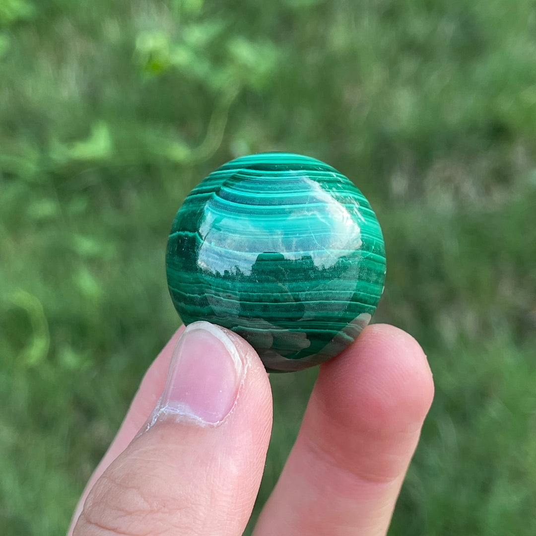 Malachite Sphere 30mm