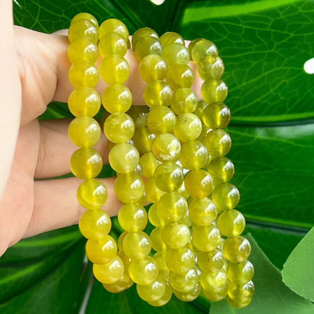 Prehnit Armband
