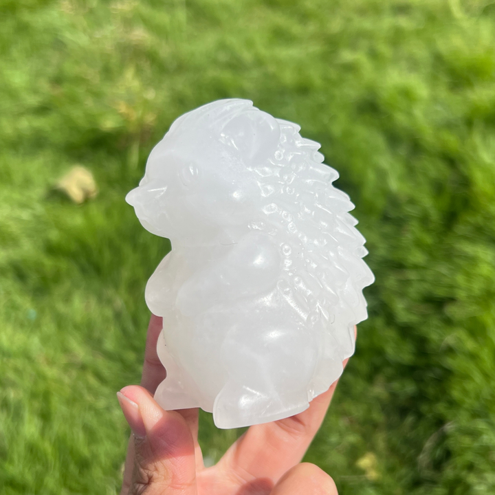 Clear Quartz Hedgehog