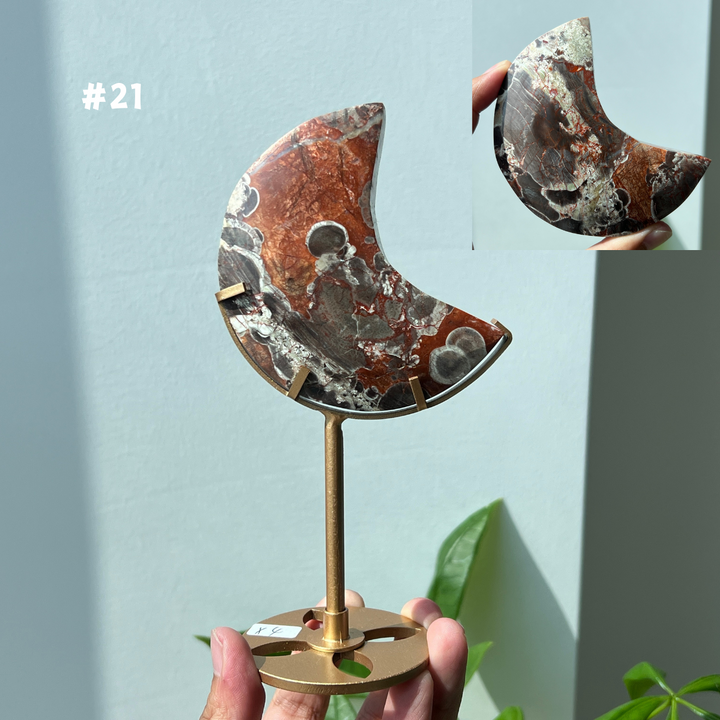 Unique,Money Agate Moon