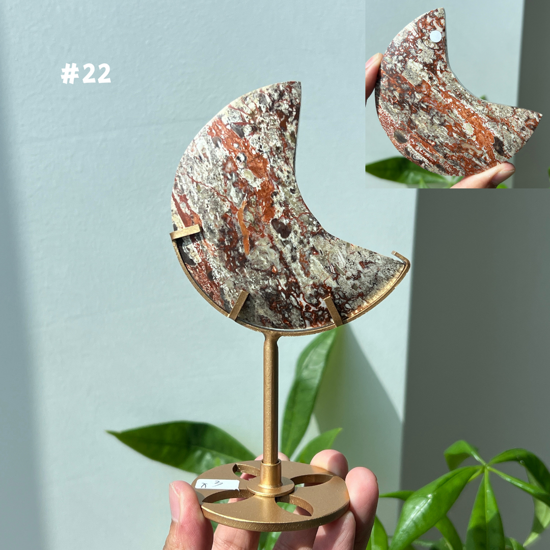 Unique,Money Agate Moon