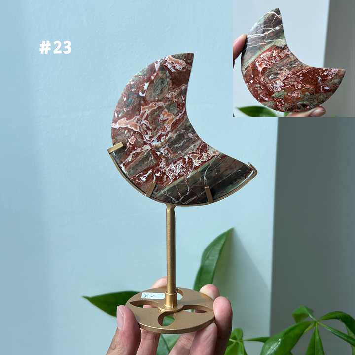 Unique,Money Agate Moon