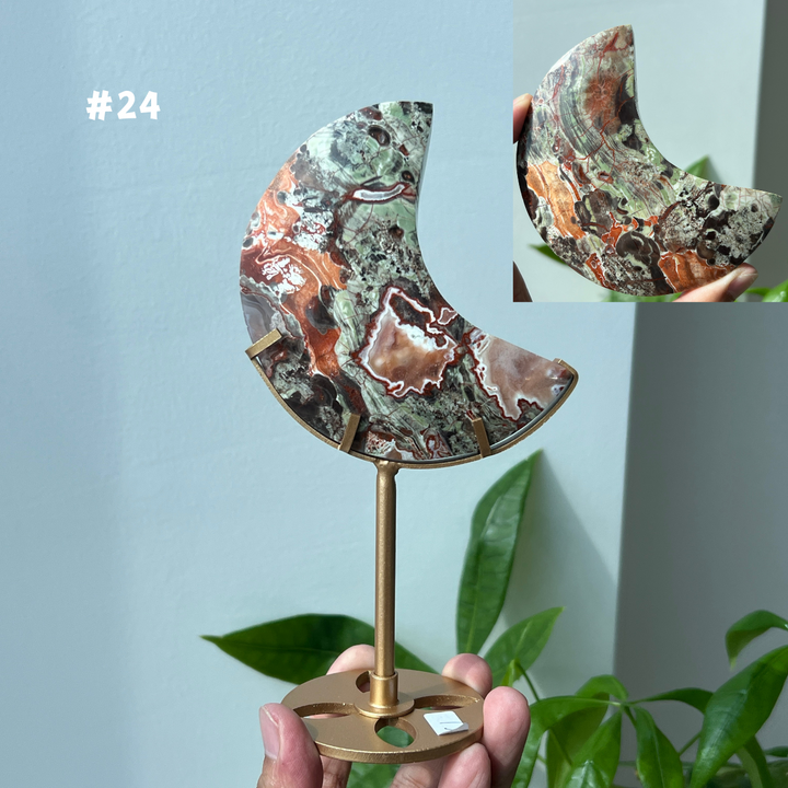 Unique,Money Agate Moon