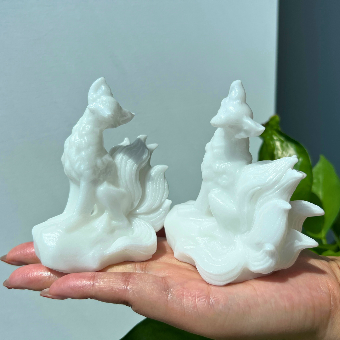 White Jade Nine-Tailed Fox