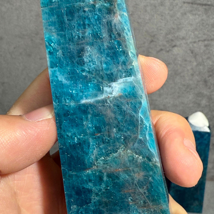 Blue Apatite Point