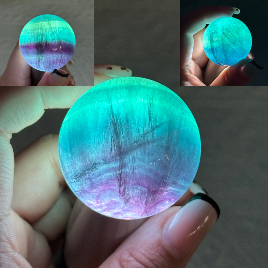 Blue Fluorite Sphere