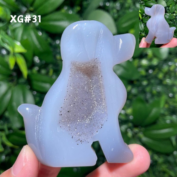 Unique, Agate Geode Dog