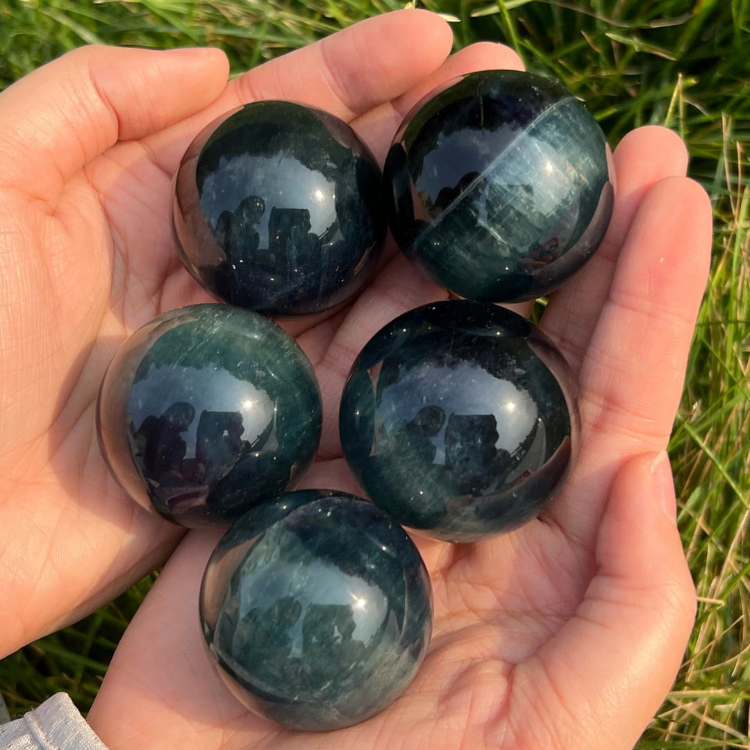 Blue Fluorite Sphere