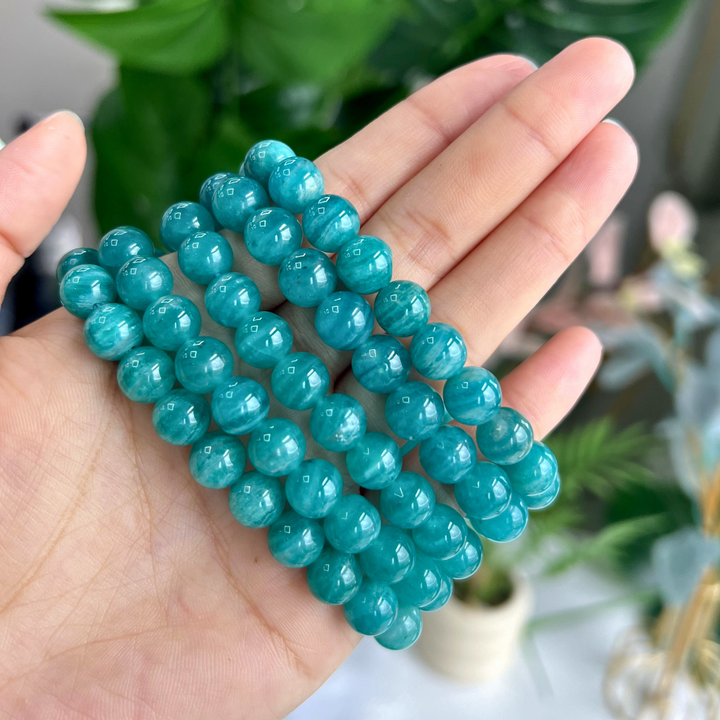 Zebra Amazonite Bracelet 8.7~9.2mm