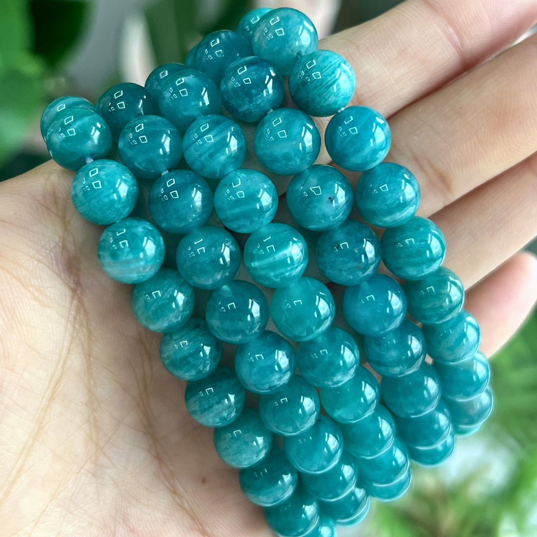 Zebra Amazonite Bracelet 8.7~9.2mm