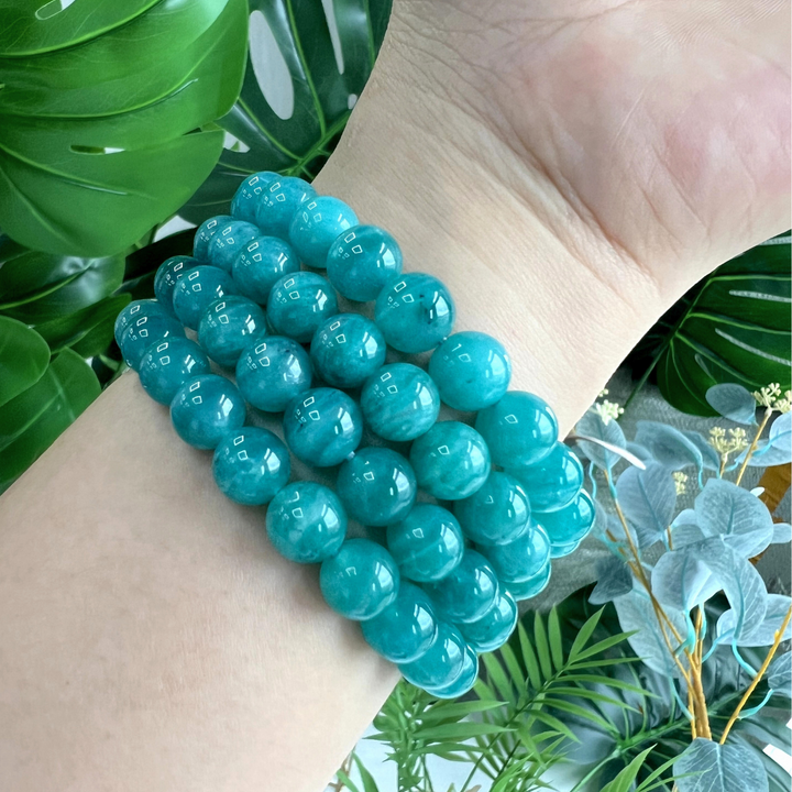 Zebra Amazonite Bracelet 8.7~9.2mm