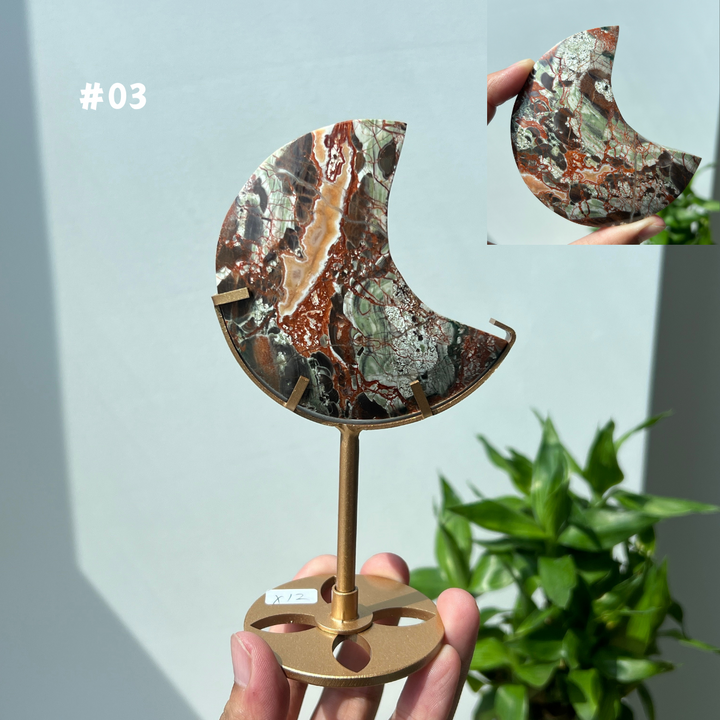 Unique,Money Agate Moon