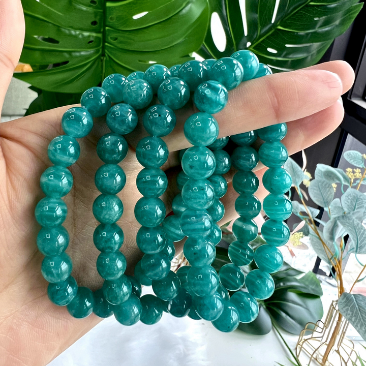 Zebra Amazonite Bracelet 8.7~9.2mm