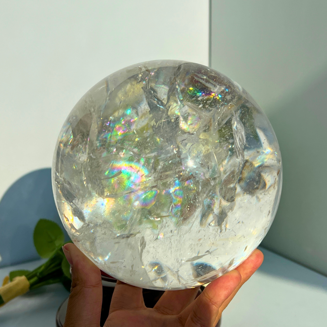 High Quality,Clear Quartz Sphere