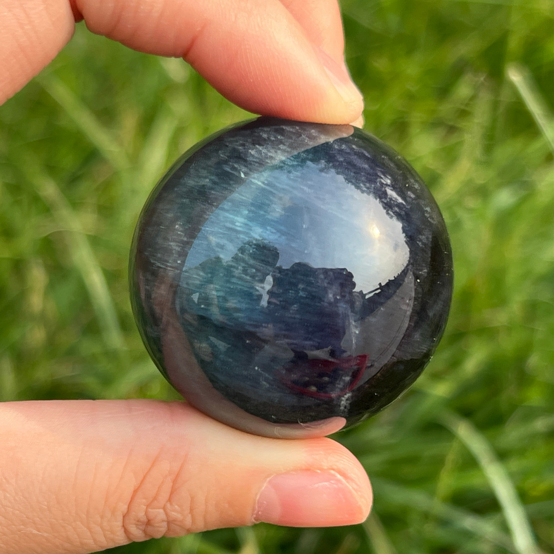 Blue Fluorite Sphere