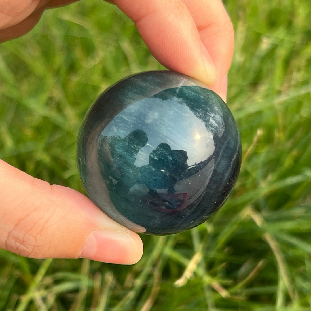 Blue Fluorite Sphere
