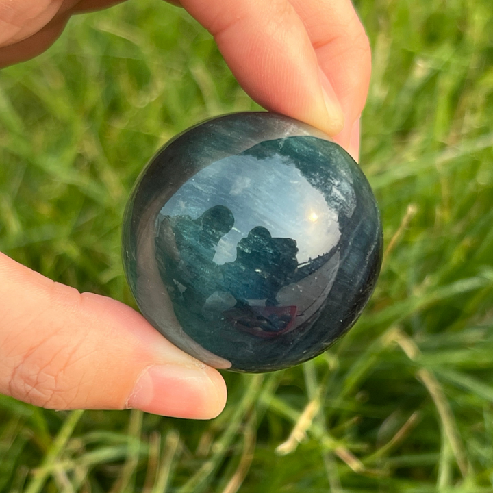 Blue Fluorite Sphere