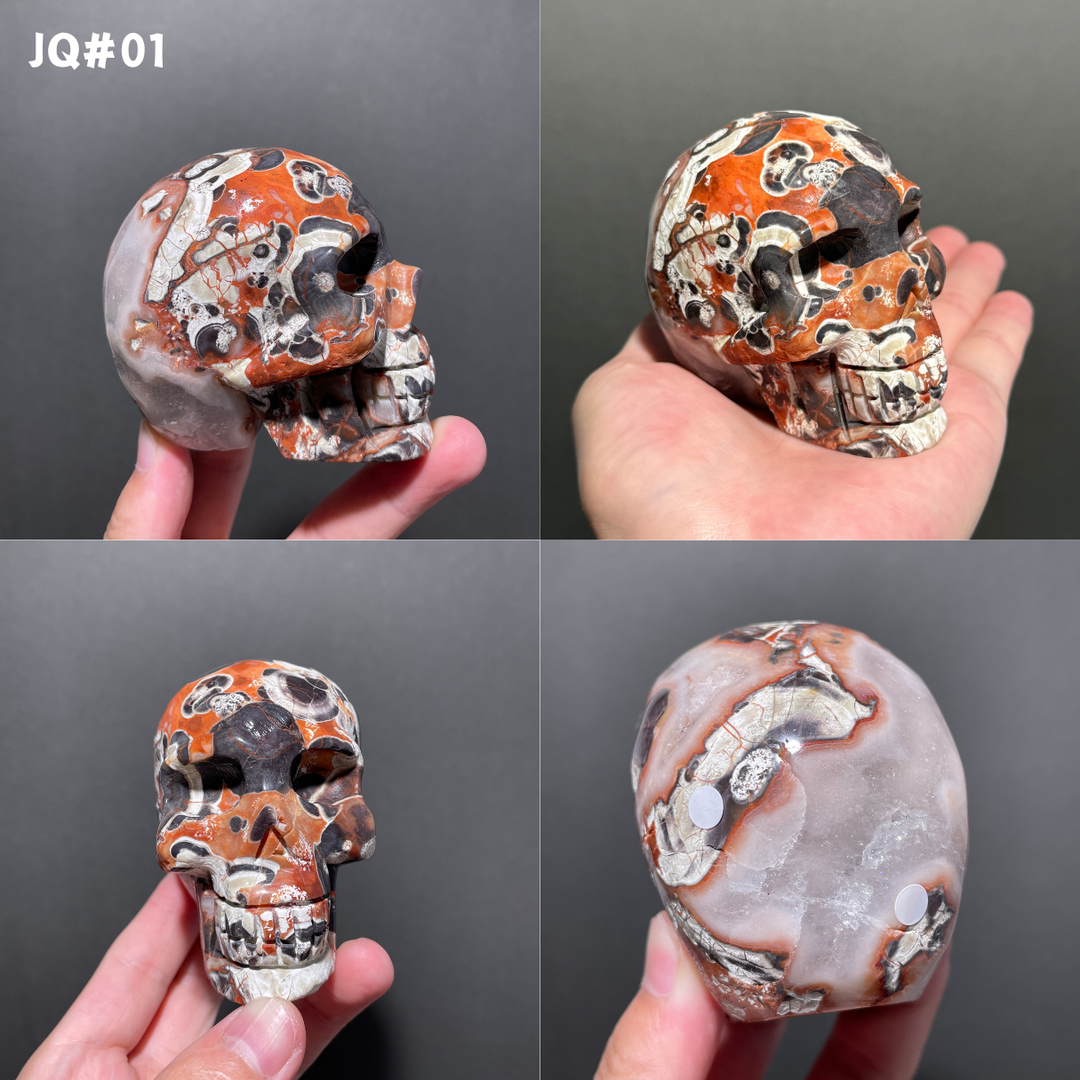 Unique,Money Agate Skull