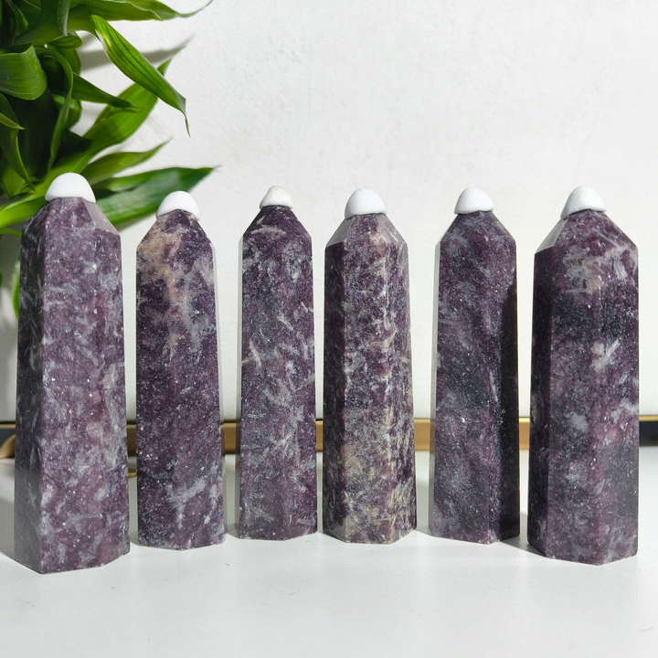 Lepidolite Point
