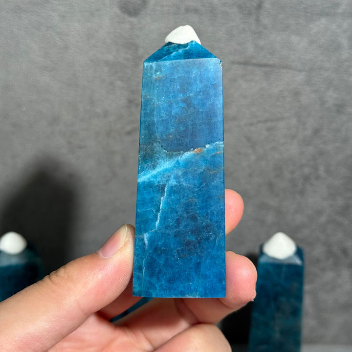 Blue Apatite Point