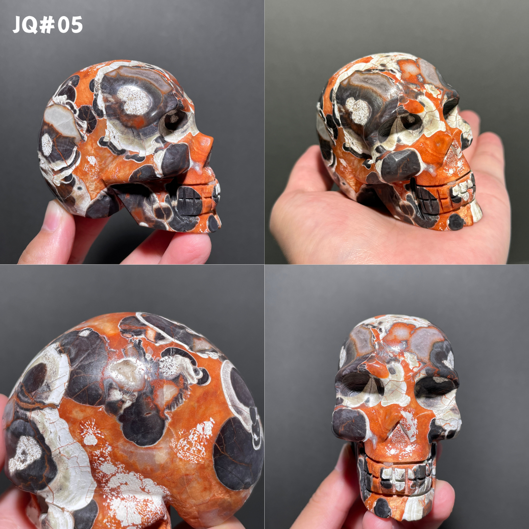Unique,Money Agate Skull