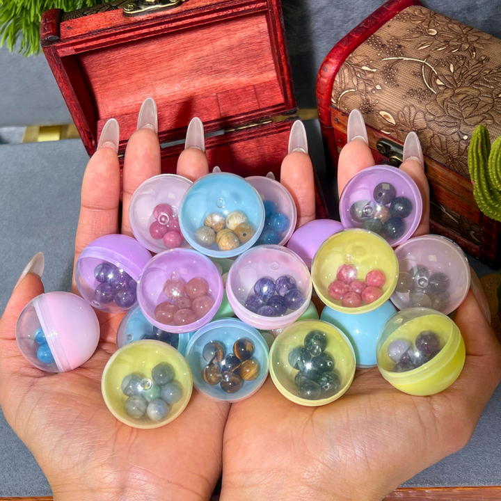 DIY Crystal Bead Mystery Capsules