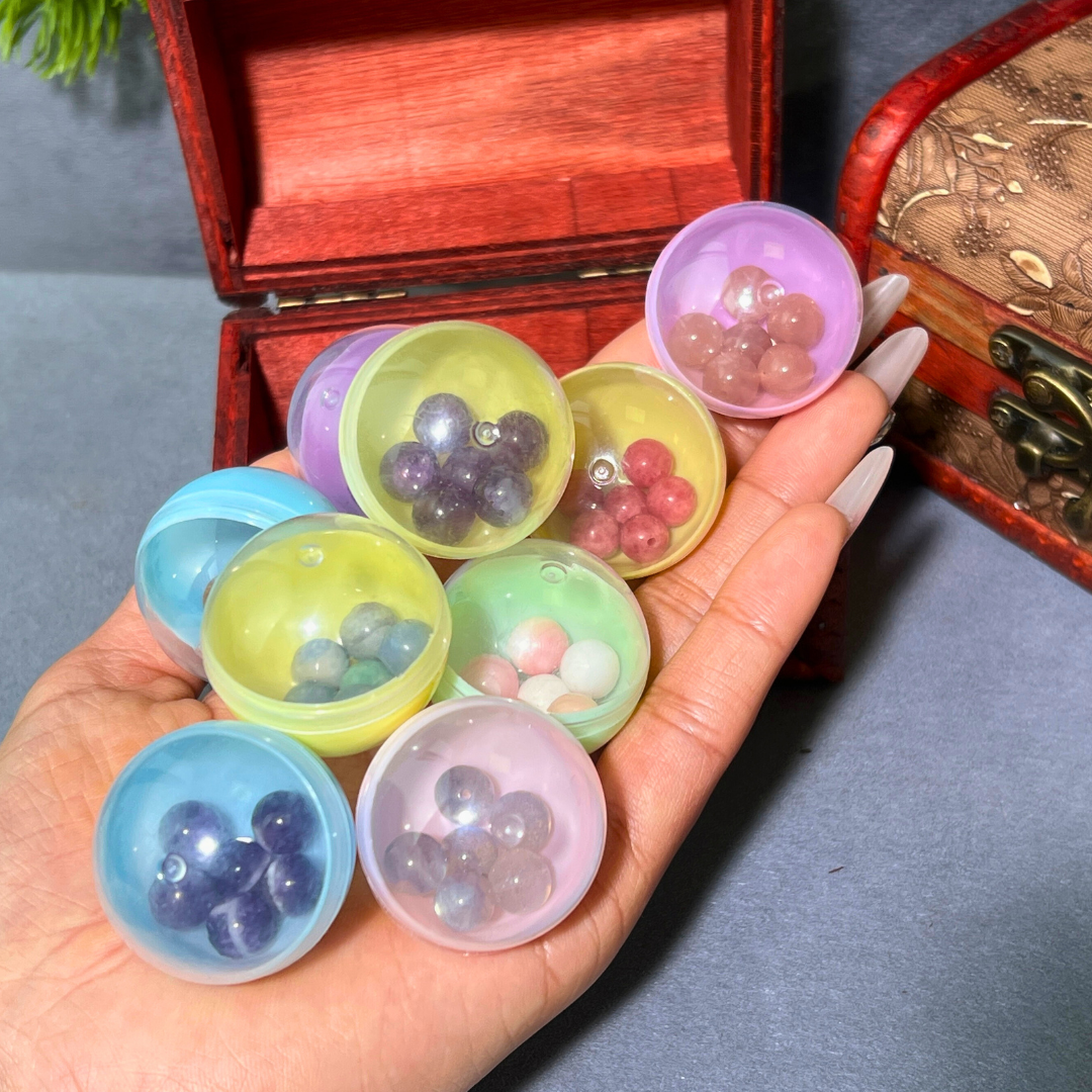 DIY Crystal Bead Mystery Capsules