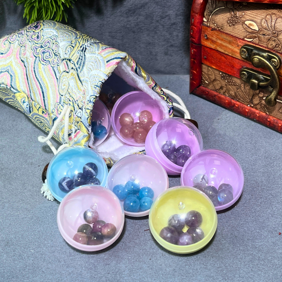DIY Crystal Bead Mystery Capsules