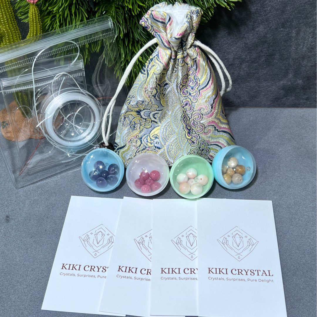 DIY Crystal Bead Mystery Capsules