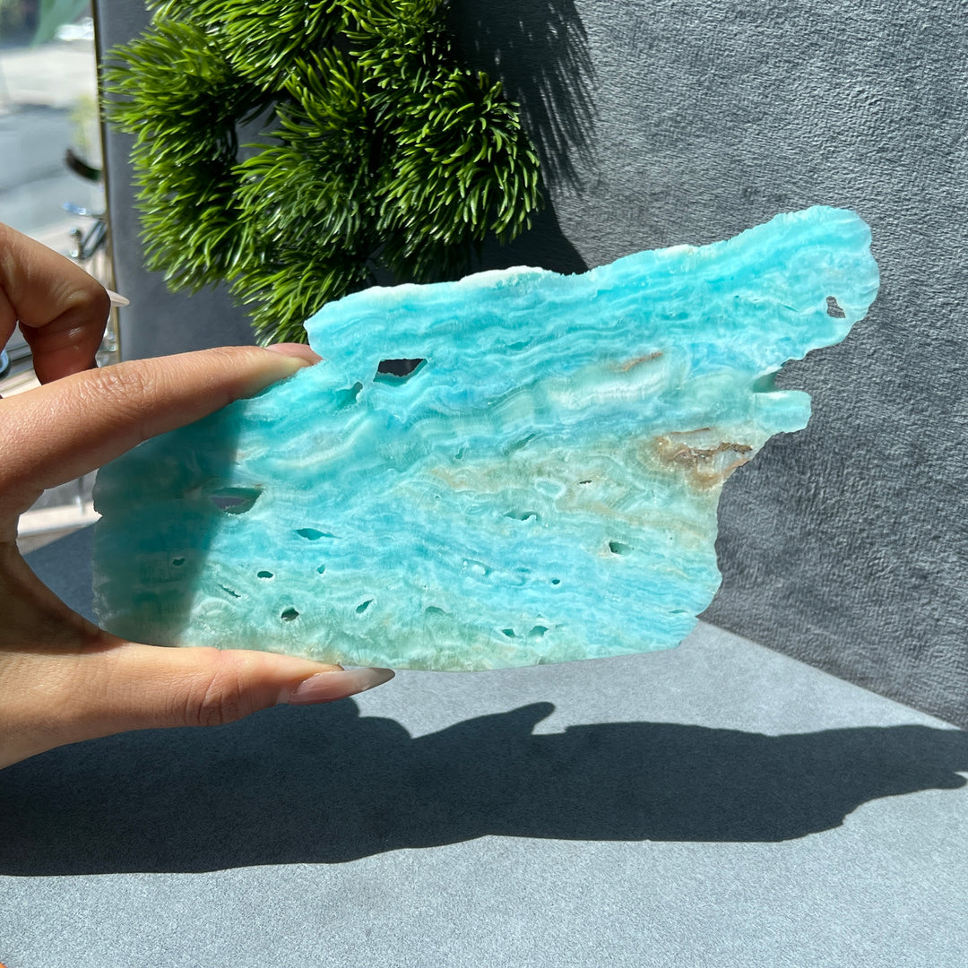 Hemimorphite Slice