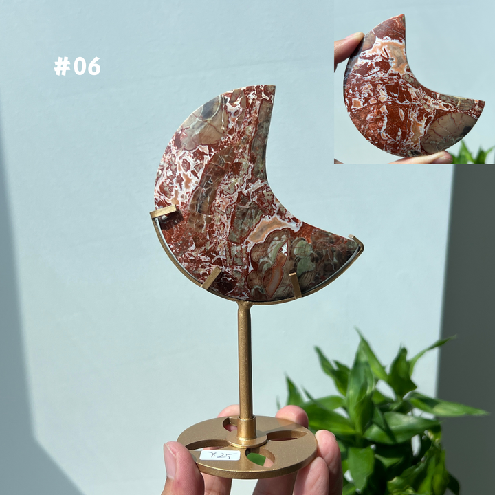 Unique,Money Agate Moon