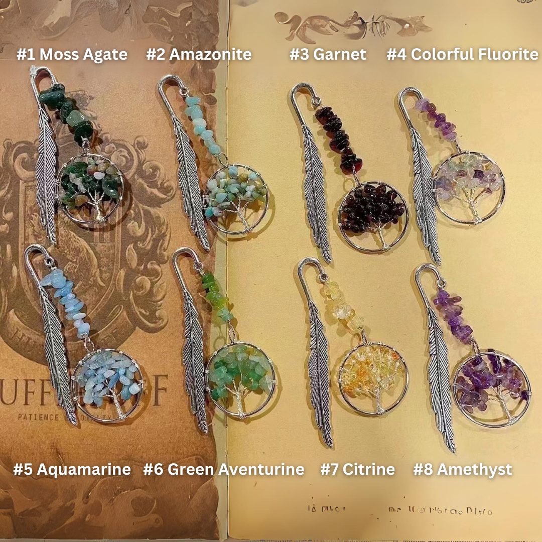 Lesezeichen aus Kristallbaum des Lebens