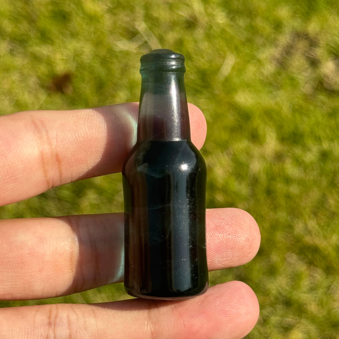 Natural Fluorite Bottle Ornament