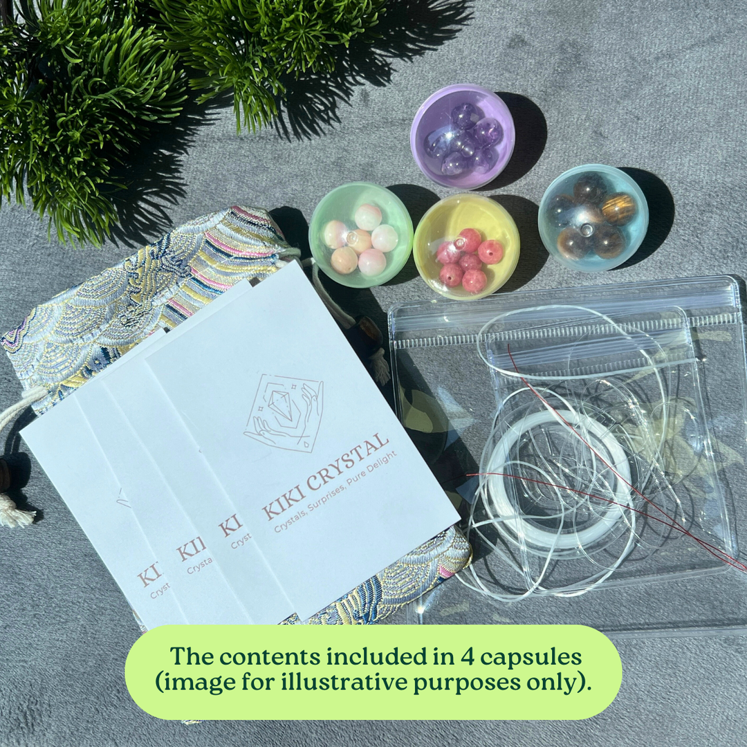 DIY Crystal Bead Mystery Capsules