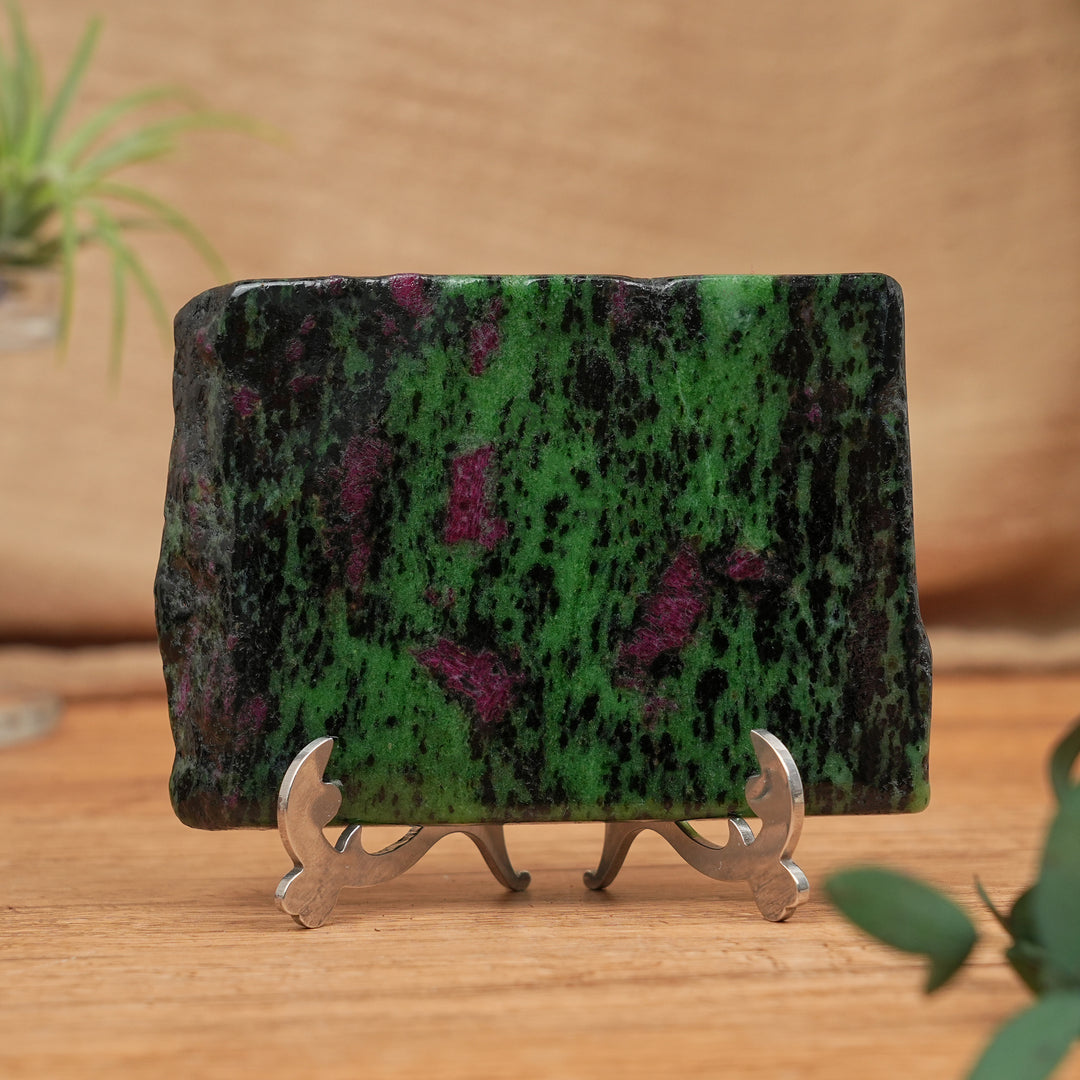 Ruby in Zoisite Slice