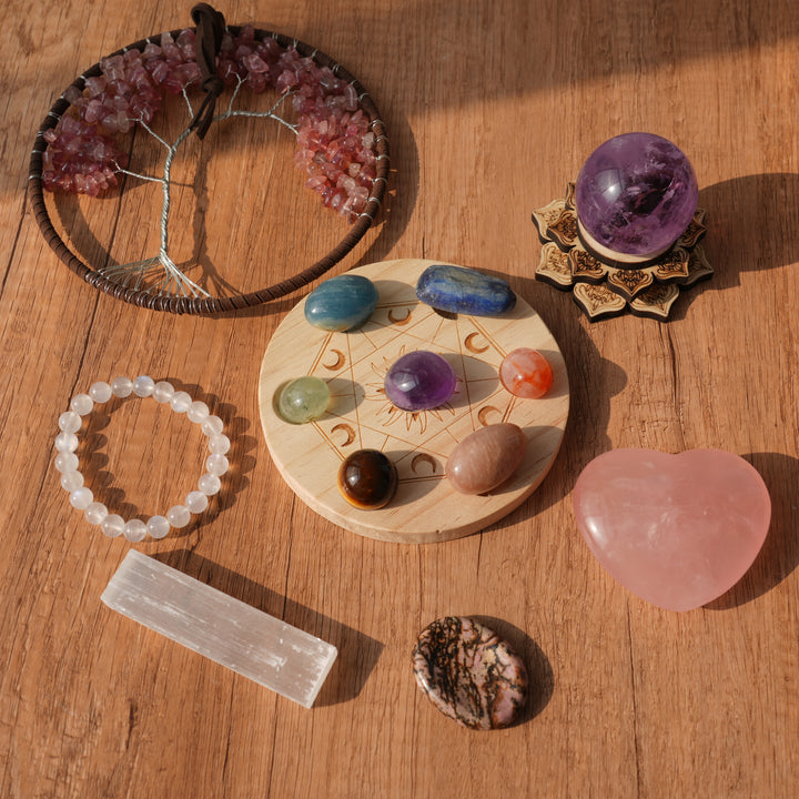 SereneSoul Crystal Healing Set