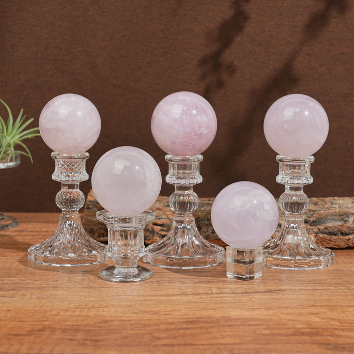 Lavender Rose Quartz Sphere