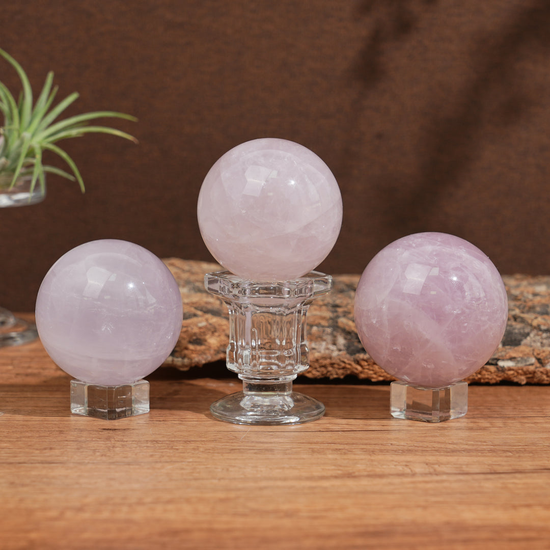 Lavender Rose Quartz Sphere