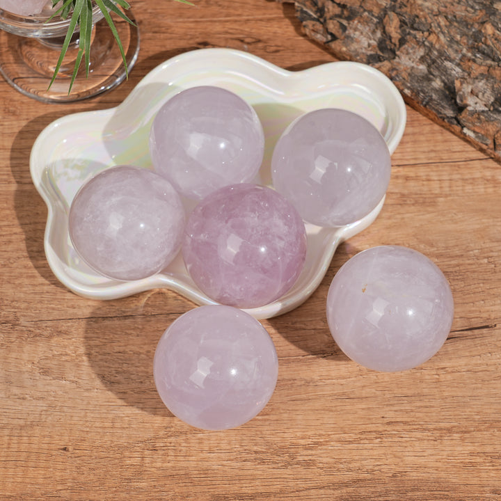 Lavender Rose Quartz Sphere